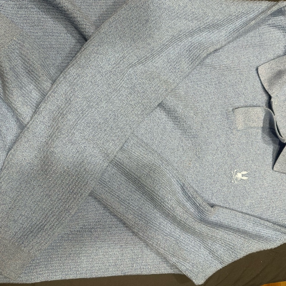 Psycho Bunny Light Blue Turtleneck Sweater
